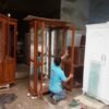 Tủ rượu gỗ căm xe MS 8961  Giá : 0m8=9.800.000 - Ảnh 3