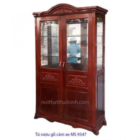 Tủ rượu gỗ căm xe MS 9547 Giá 1m0 = 13.500.000