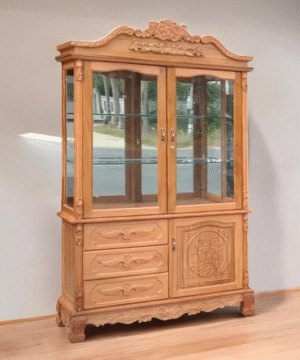 Tủ rượu gỗ gõ đỏ MS 3203
