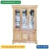 Tủ rượu gõ đỏ tự nhiên MS 2844