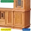 Kệ tivi gỗ gõ đỏ kết hợp tủ rượu MS 2737 - Ảnh 5