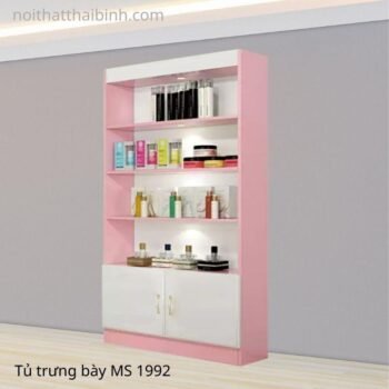 Tủ trưng bày màu hồng MS 1992