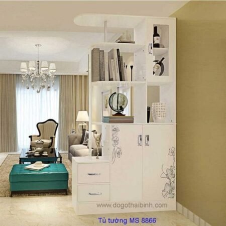 Tủ tường MS 8866 Size : 1m2 x 0m42 x 1m8 Giá : 7.000.000