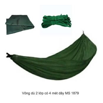 Võng dù 2 lớp có 4 mét dây MS 1879