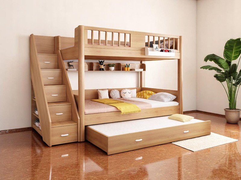 Loại gỗ phổ biến dùng để làm giường tầng