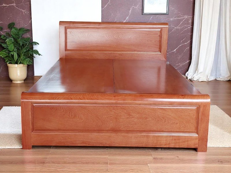 Mẫu giường gỗ đa năng tích hợp tủ