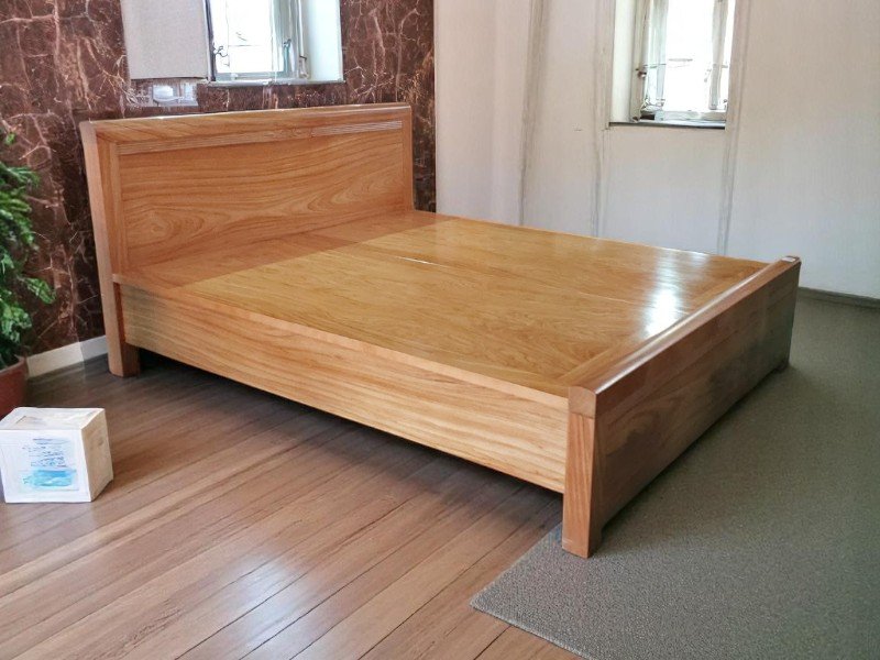 Mẫu giường gỗ đa năng tích hợp tủ
