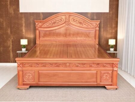 Phong cách trang trí phòng ngủ với giường gỗ