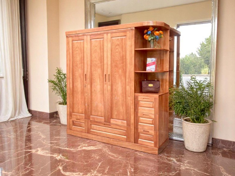Cách làm sạch tủ quần áo gỗ