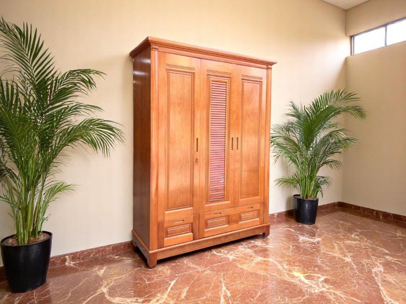 Cách làm sạch tủ quần áo gỗ