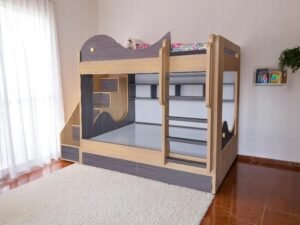 Cách sắp xếp nội thất xung quanh giường tầng