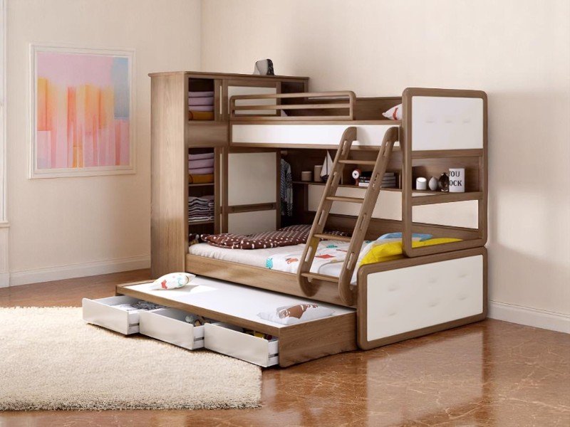 Cách sắp xếp nội thất xung quanh giường tầng