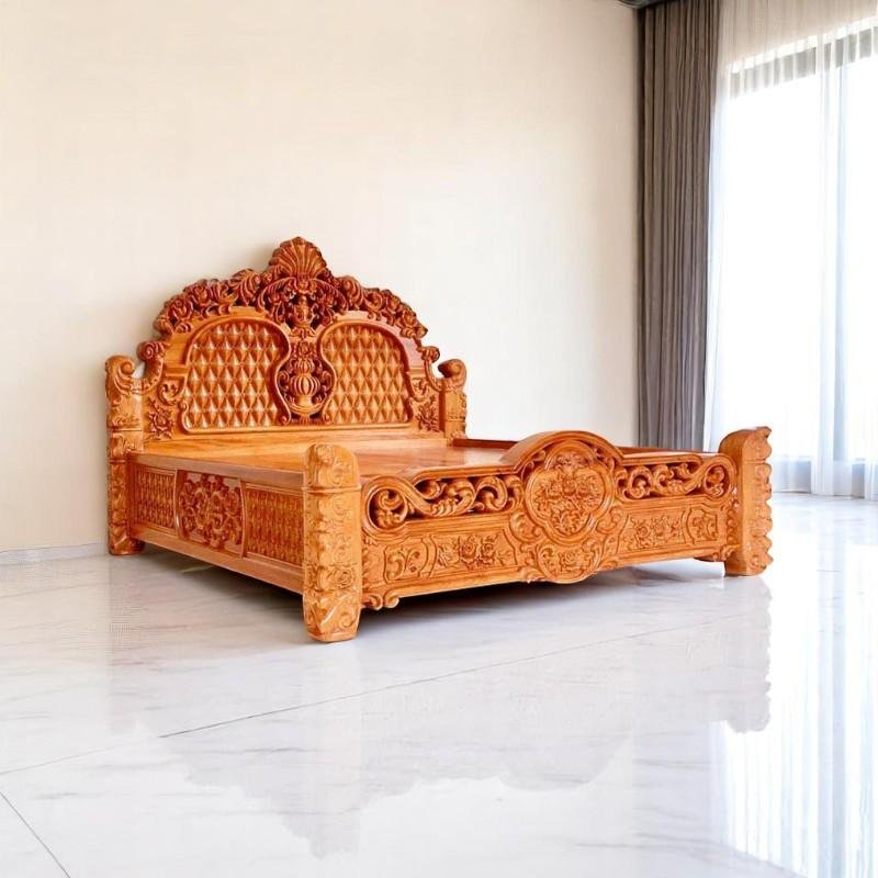 Mẫu giường gỗ cho không gian nhỏ