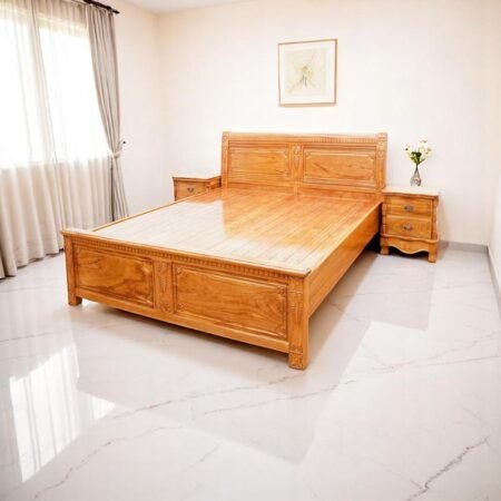 Mẫu giường gỗ cho không gian nhỏ