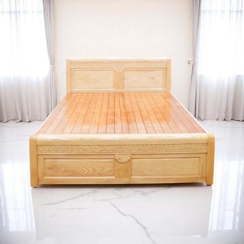 Mẫu giường gỗ giá rẻ chất lượng