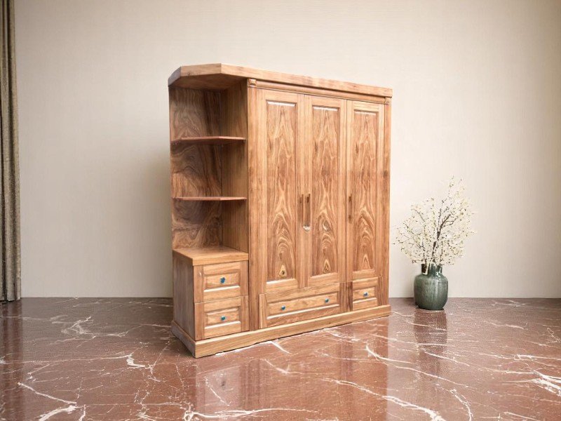 Tủ quần áo gỗ tự nhiên