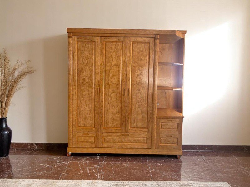 Tủ quần áo gỗ tự nhiên