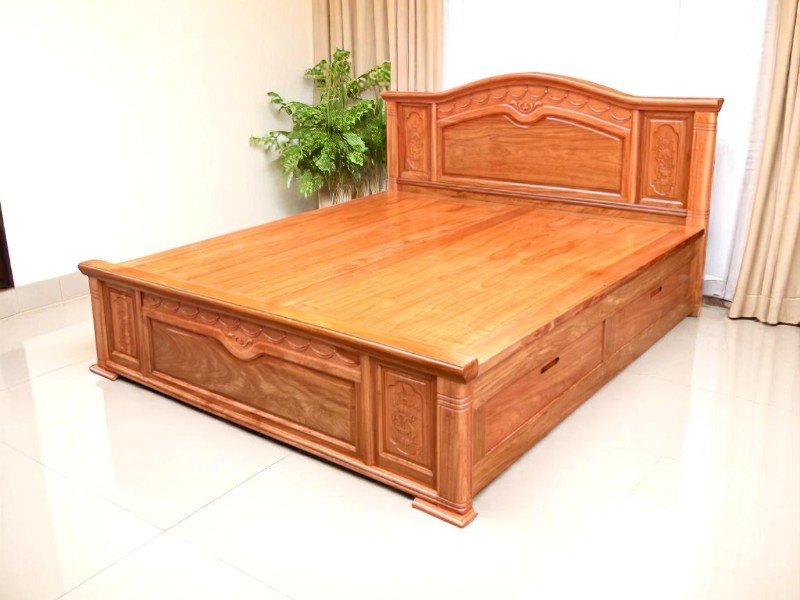 Vị trí đặt giường gỗ hút tài