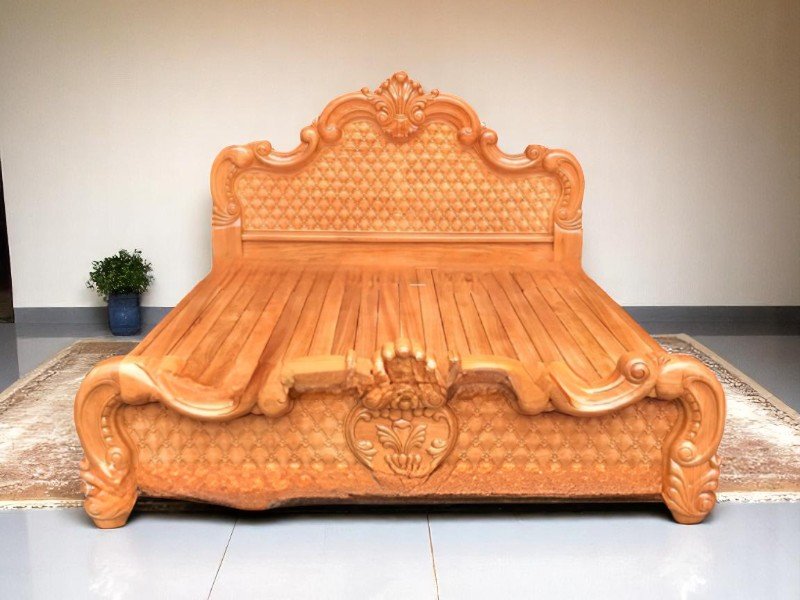 Vị trí đặt giường gỗ hút tài