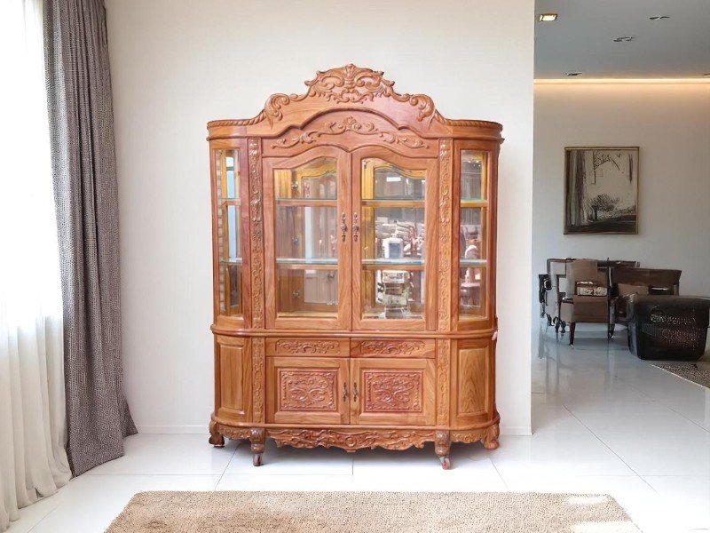 4 cách làm mới mặt tủ rượu cũ
