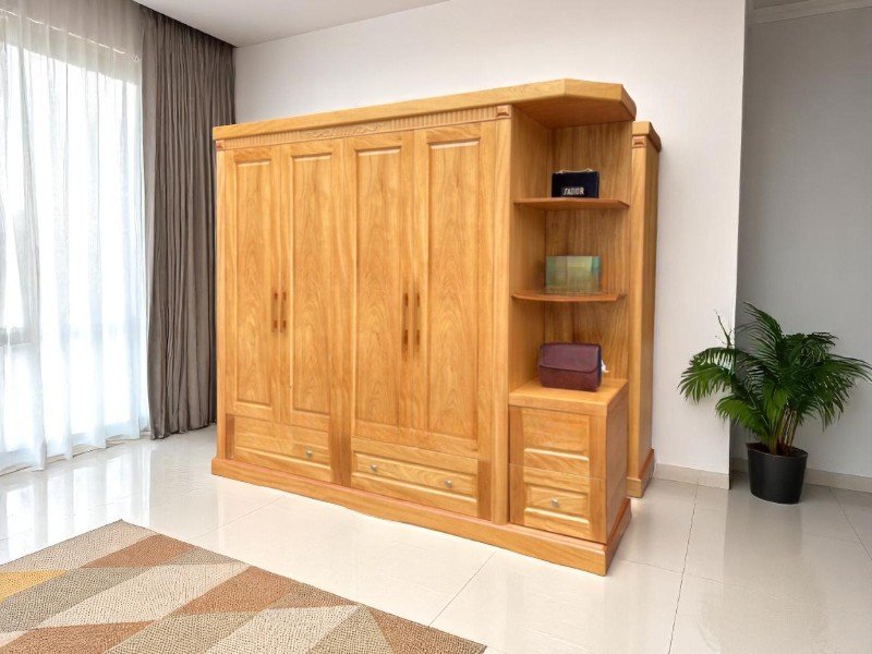 5 Lưu Ý Kê Tủ Quần Áo Cạnh Cửa