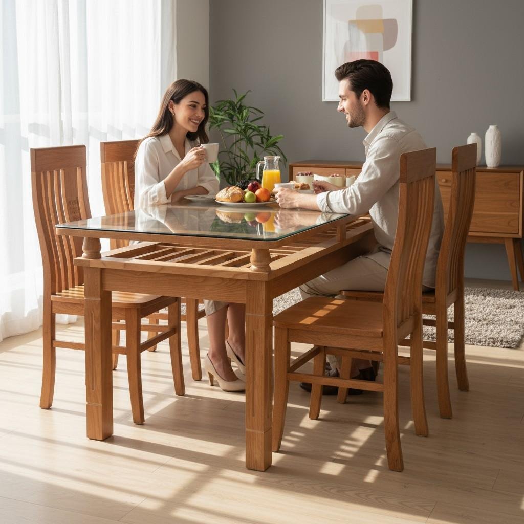 Bàn Ăn Gỗ Tự Nhiên