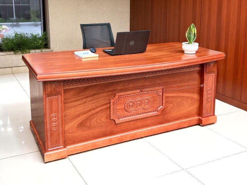 Bàn làm việc gỗ tự nhiên cao cấp
