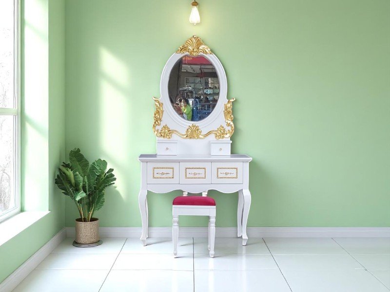 Bàn trang điểm kết hợp bàn làm việc