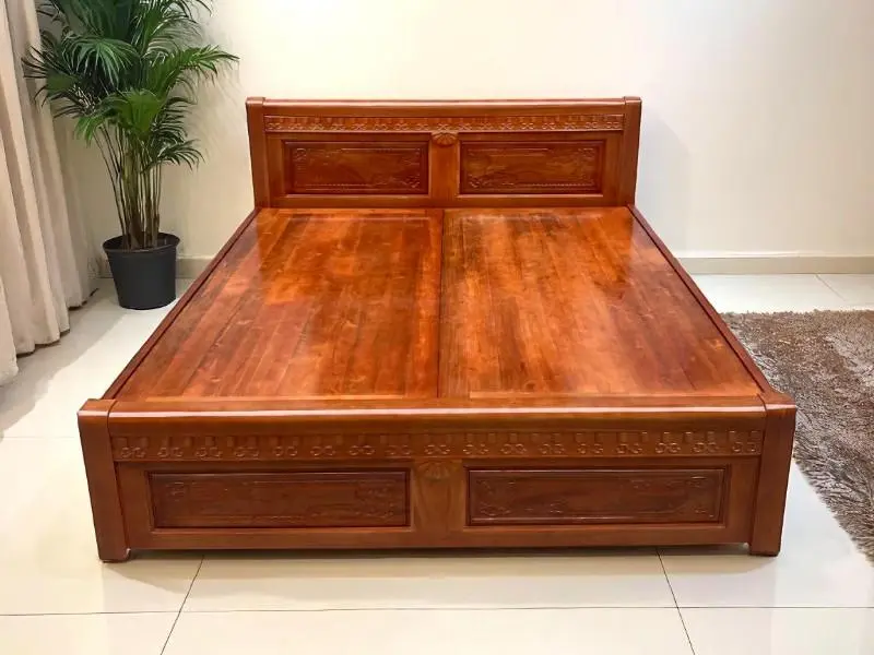 Bước khử mùi gỗ mới trên giường ngủ