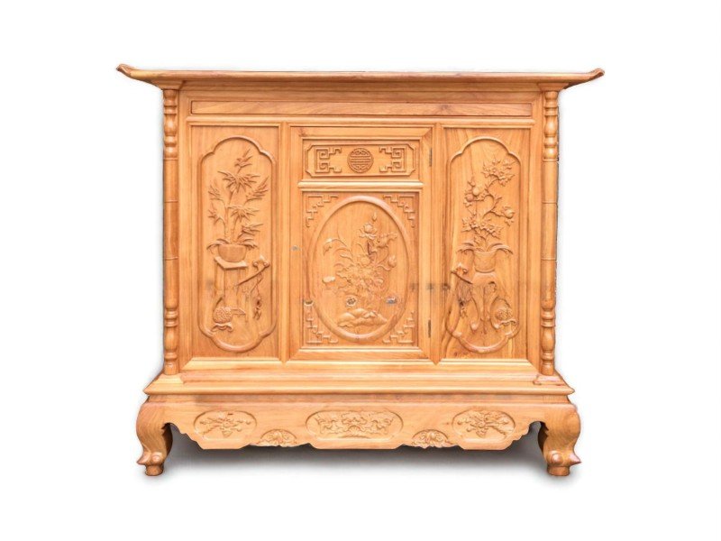 Bước vệ sinh tủ thờ hàng tuần