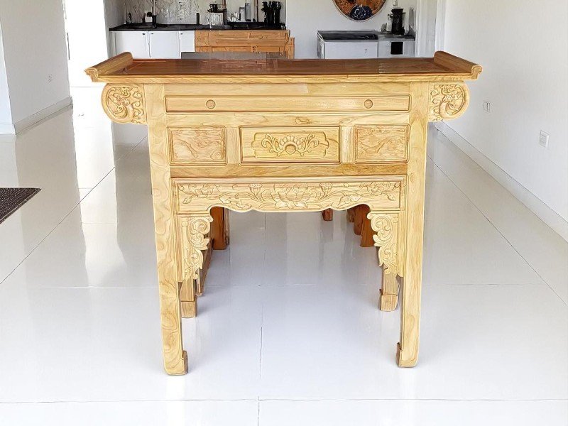 Cách làm mới tủ thờ gỗ