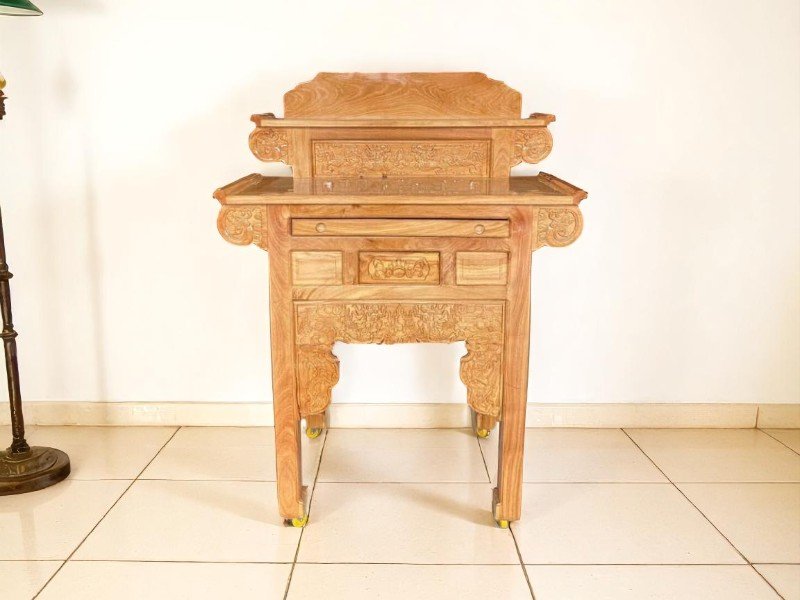 Cách làm mới tủ thờ gỗ