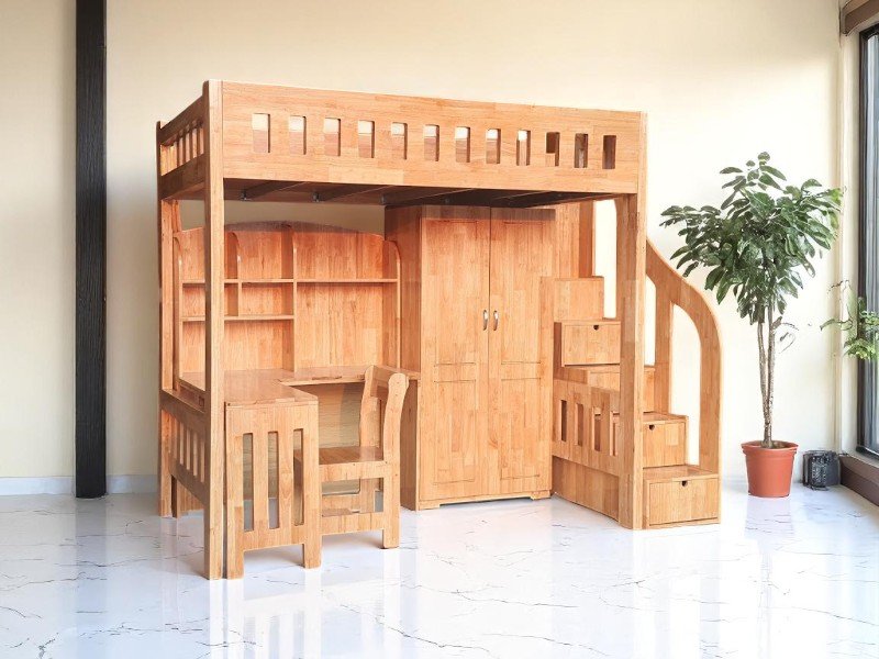 Giải pháp không gian nhỏ với giường tầng