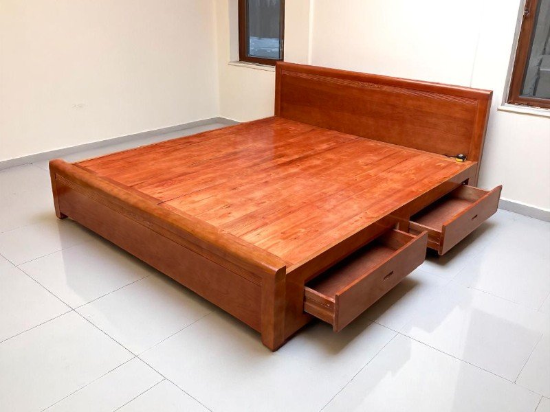 Giường gỗ cao cấp tại Thủ Đức