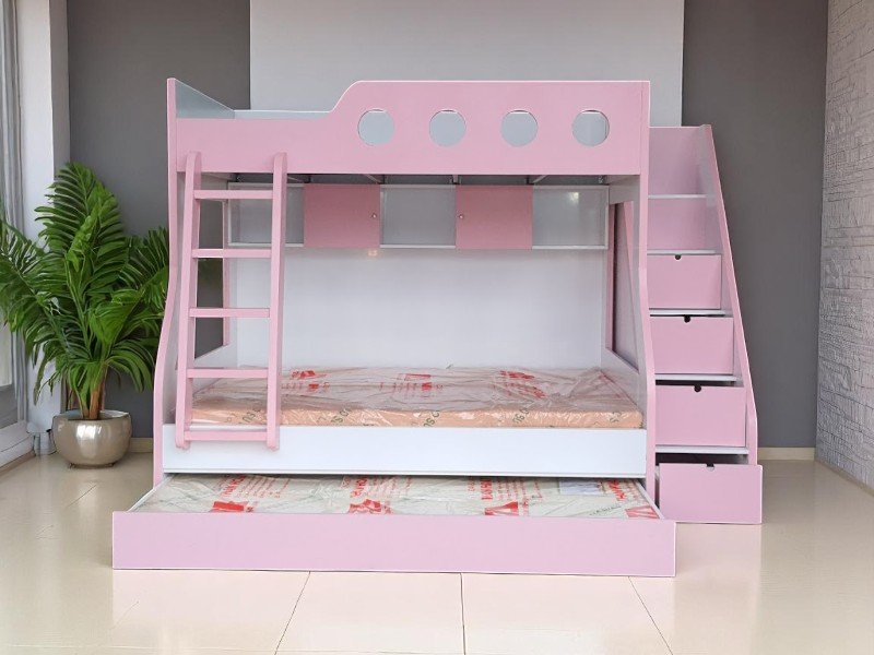 Giường tầng 1m2 cho bé trai
