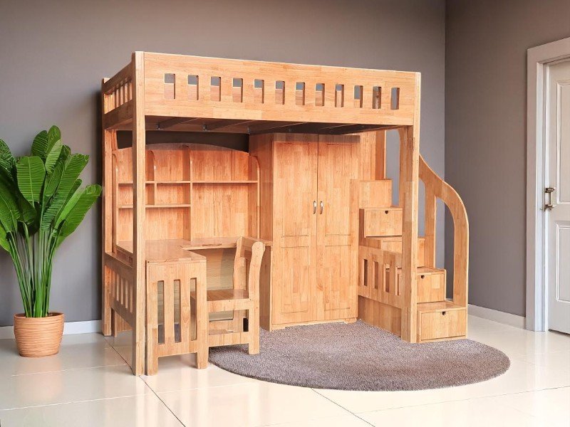 Giường tầng 1m2 cho bé trai