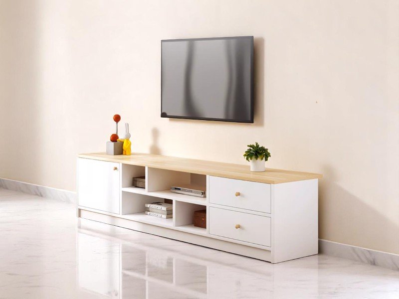 Phương pháp sắp xếp kệ tivi đẹp