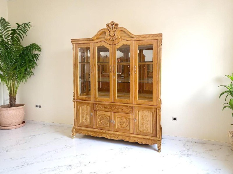 Tủ rượu gỗ sồi sang trọng