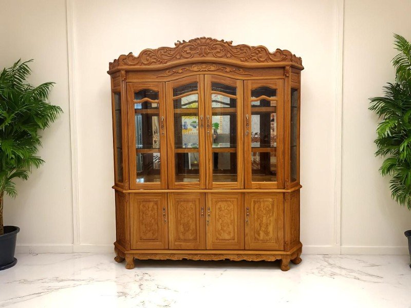 Tủ rượu gỗ tự nhiên cao cấp