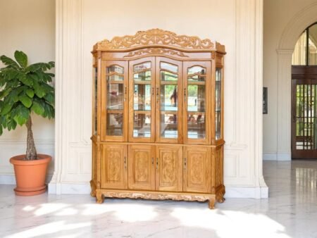 Tủ rượu gỗ tự nhiên cao cấp