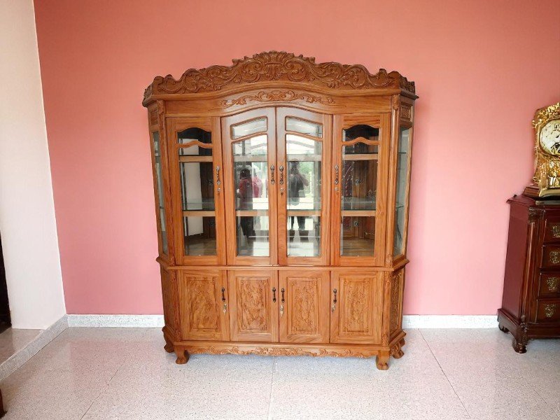 Tủ rượu gỗ tự nhiên giá rẻ