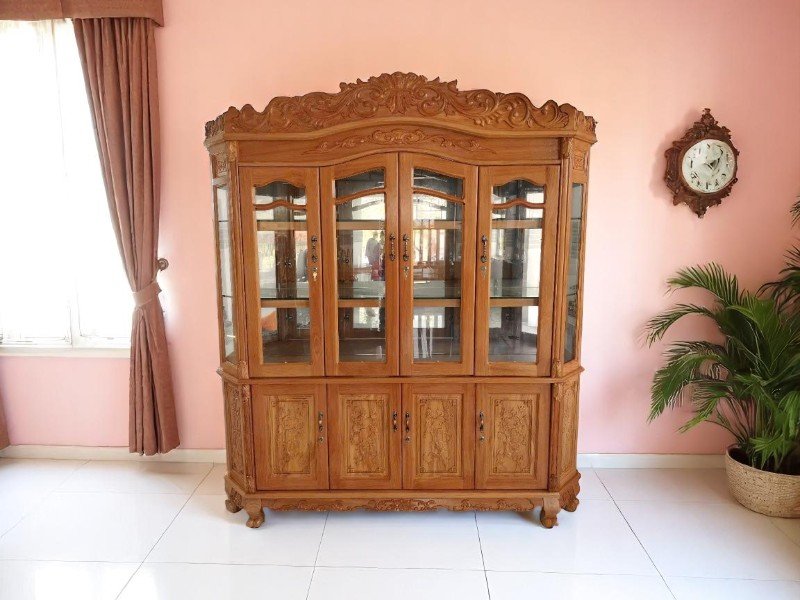Tủ rượu gỗ tự nhiên giá rẻ