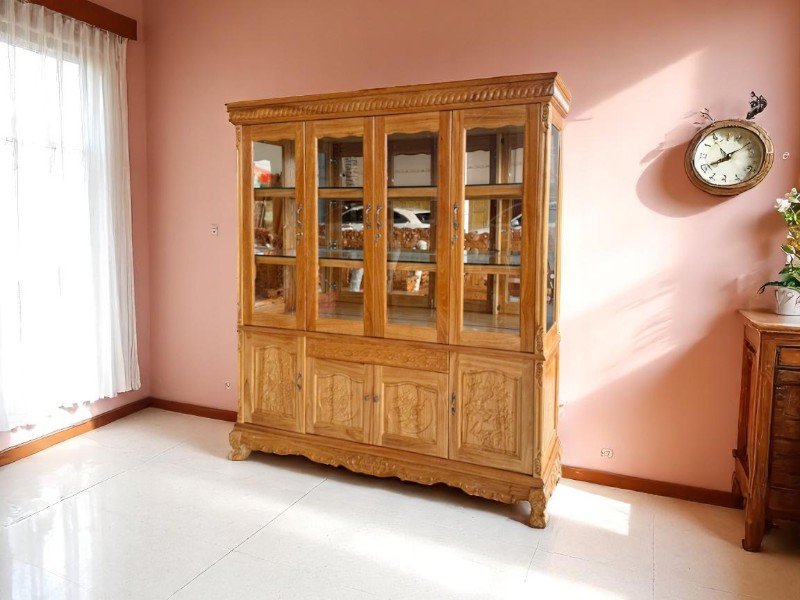 Tủ rượu gỗ tự nhiên giá rẻ