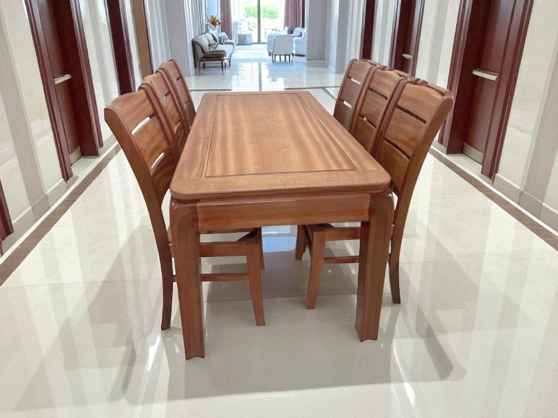 5 Ưu điểm vượt trội bàn ăn gỗ