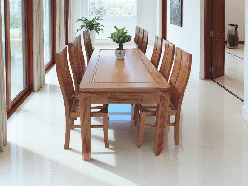5 Ưu điểm vượt trội bàn ăn gỗ