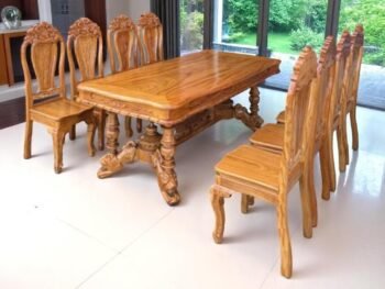 6 cách phối màu bàn ăn gỗ hài hòa sang trọng