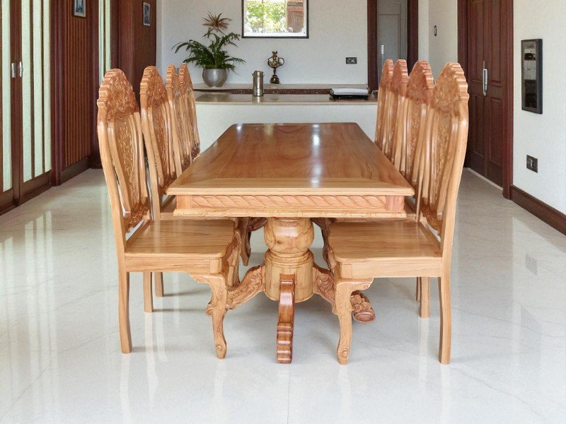 7 Mẫu bàn ăn gỗ được yêu thích