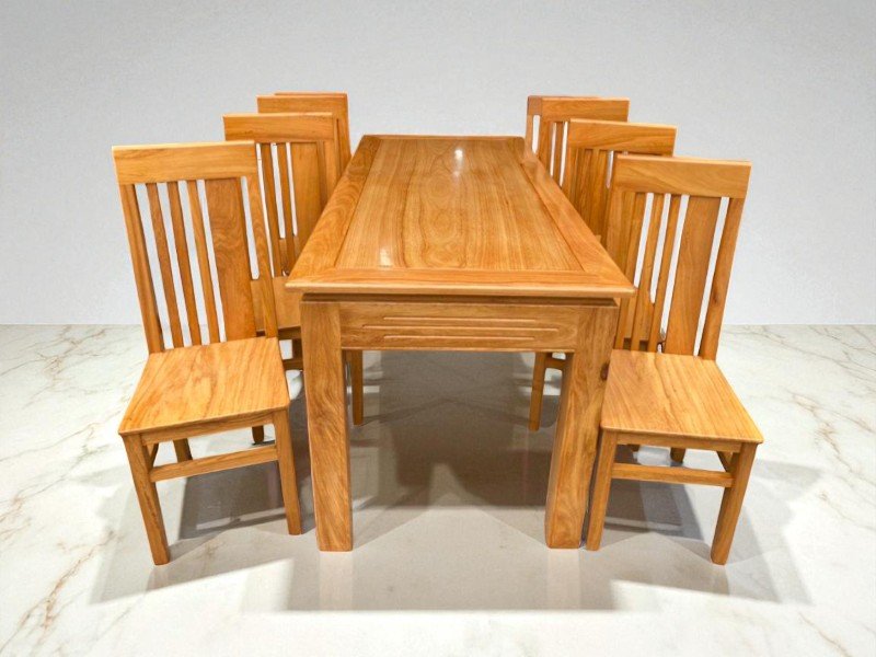 7 Mẫu bàn ăn gỗ được yêu thích