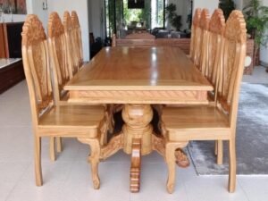 7 lợi ích khi dùng bàn ăn gỗ tự nhiên