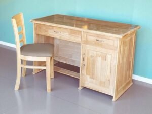 Bàn làm việc có giá sách